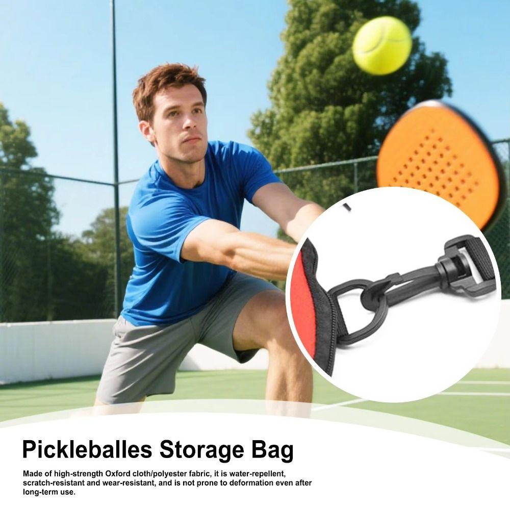 Waterproof Pickleball Paddle Cover Zipper Closure Pickleball Racket Bag  Unisex