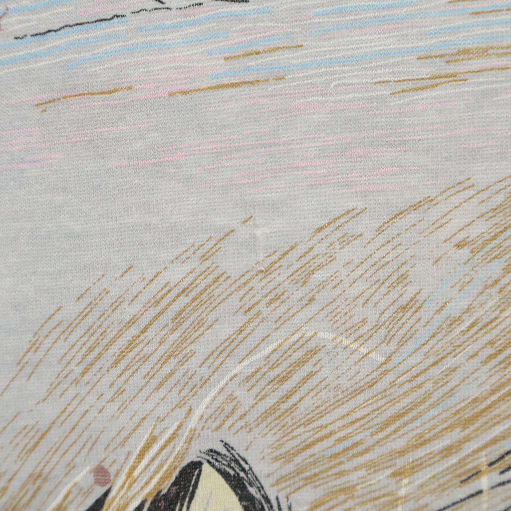 Selec-t Tee Jays 90s Made In USA Old Cat Bird Print Short Sleeve T-shirt Women Used