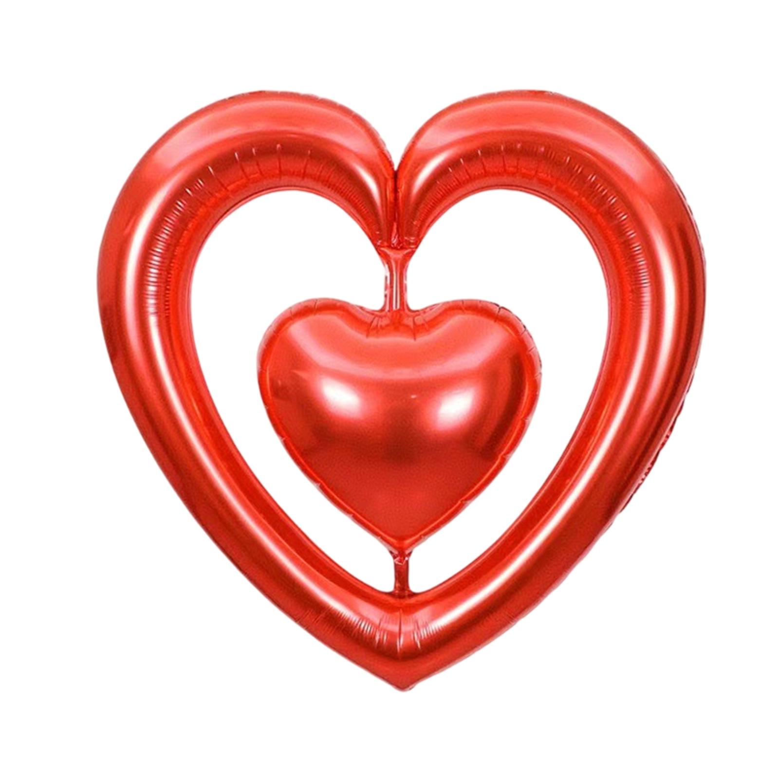 

Красные шары-сердца на День святого Валентина 30 дюймов Набор шаров на День святого Валентина, Фольгированные шары на День святого Валентина Для украшений на День святого Валентина One Size красный