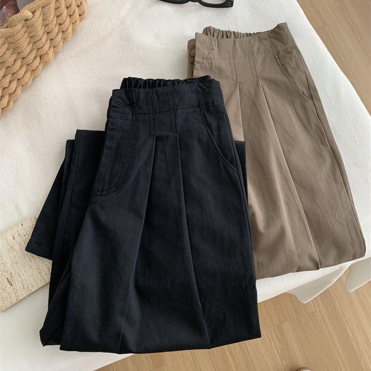 Women s Plus Size Spring 2026 Wide-Leg Versatile Harem Pants for Pear-Shaped Petite Bodies XL (125-140 lbs)