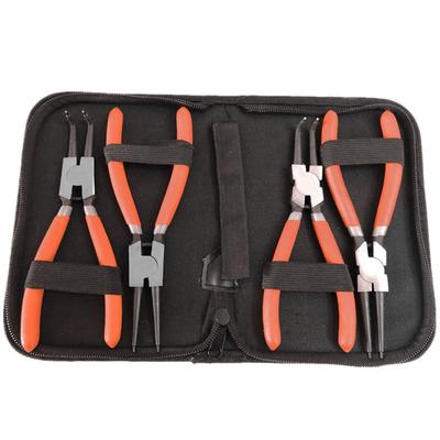 4-teiliges Sprengringzangenset Sicherungsringhalter Ergonomischer Griff Industrielles Handwerkzeug