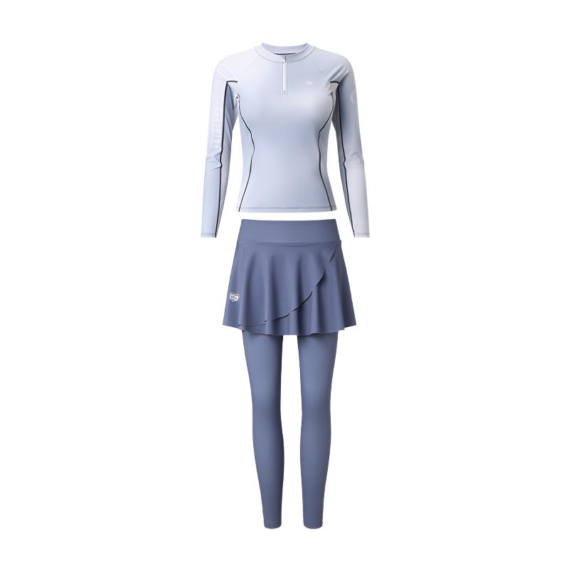 Disney Long Sleeve Long Pants Full Body Sun Protection Round Neck Split Swimwear Women swimwear D16113S2H-1