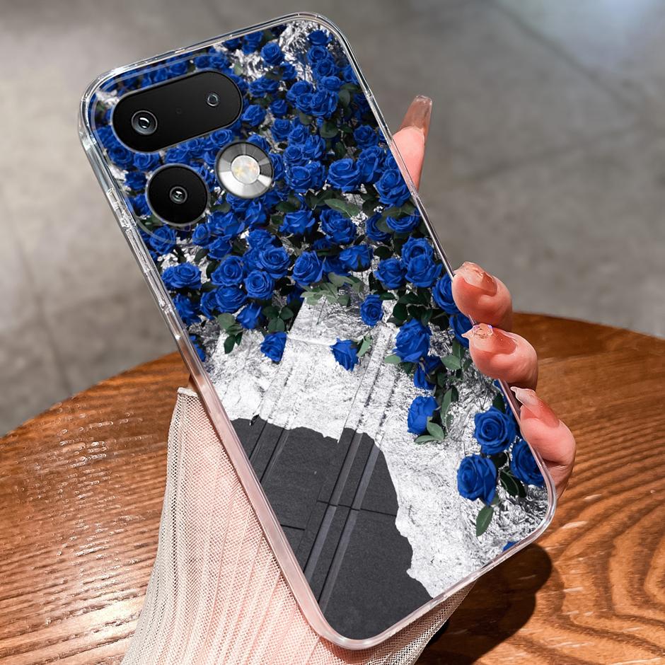 Cases For OPPO Realme 16 Pro 16 Pro Plus Yellow Duck Girl Antifouling Trendy Transparent Housing For Realme 16Pro 16 Pro+ Fundas
