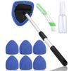 Telescopic Car Windshield Cleaning and Defogging Brush Set