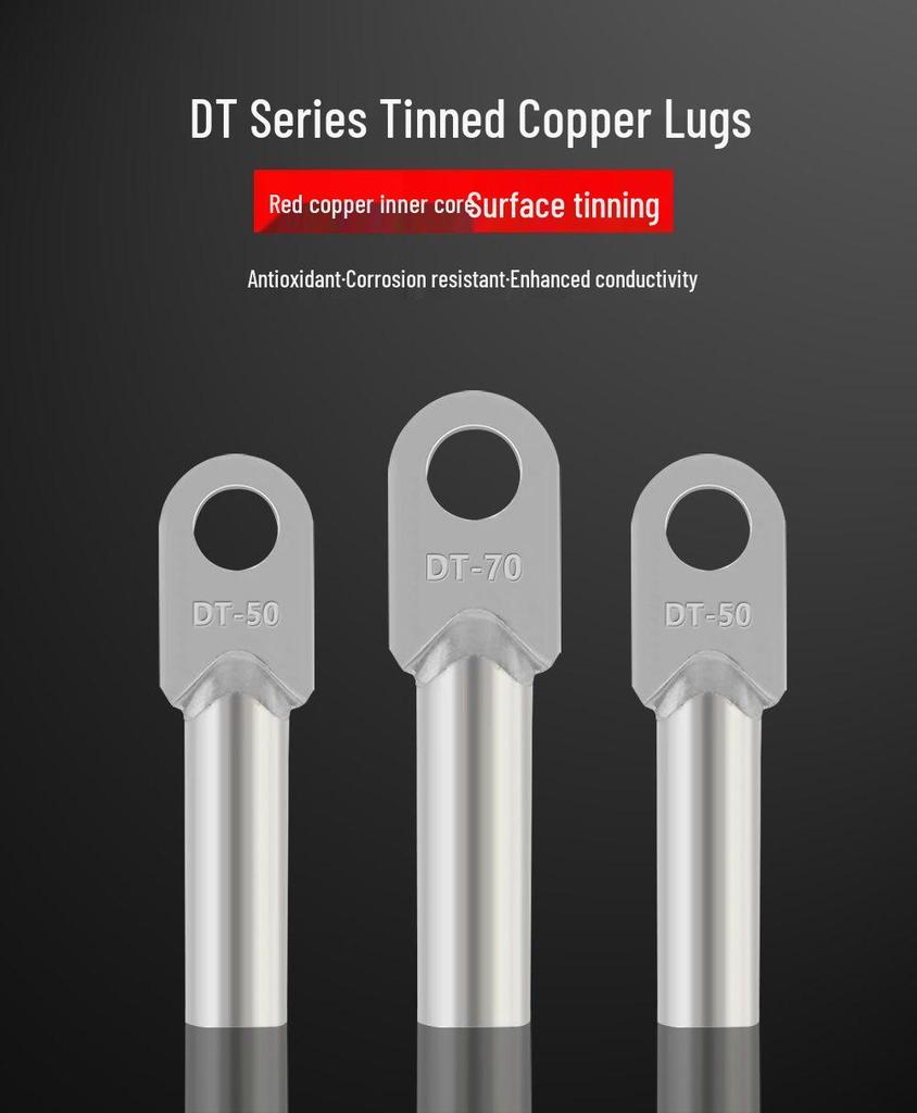 Tinned Copper Wire Terminals DT240/300/400 - Closed-End Connectors
