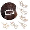 Ladies Girls Hair Styling  Metal Women Pearls Hairpins Hairgrip Hair Clips Barrettes