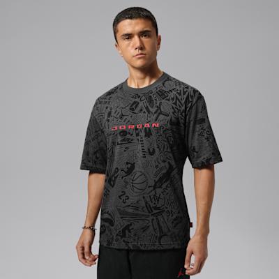 Jordan T Shirts Men s Black Crew Neck S