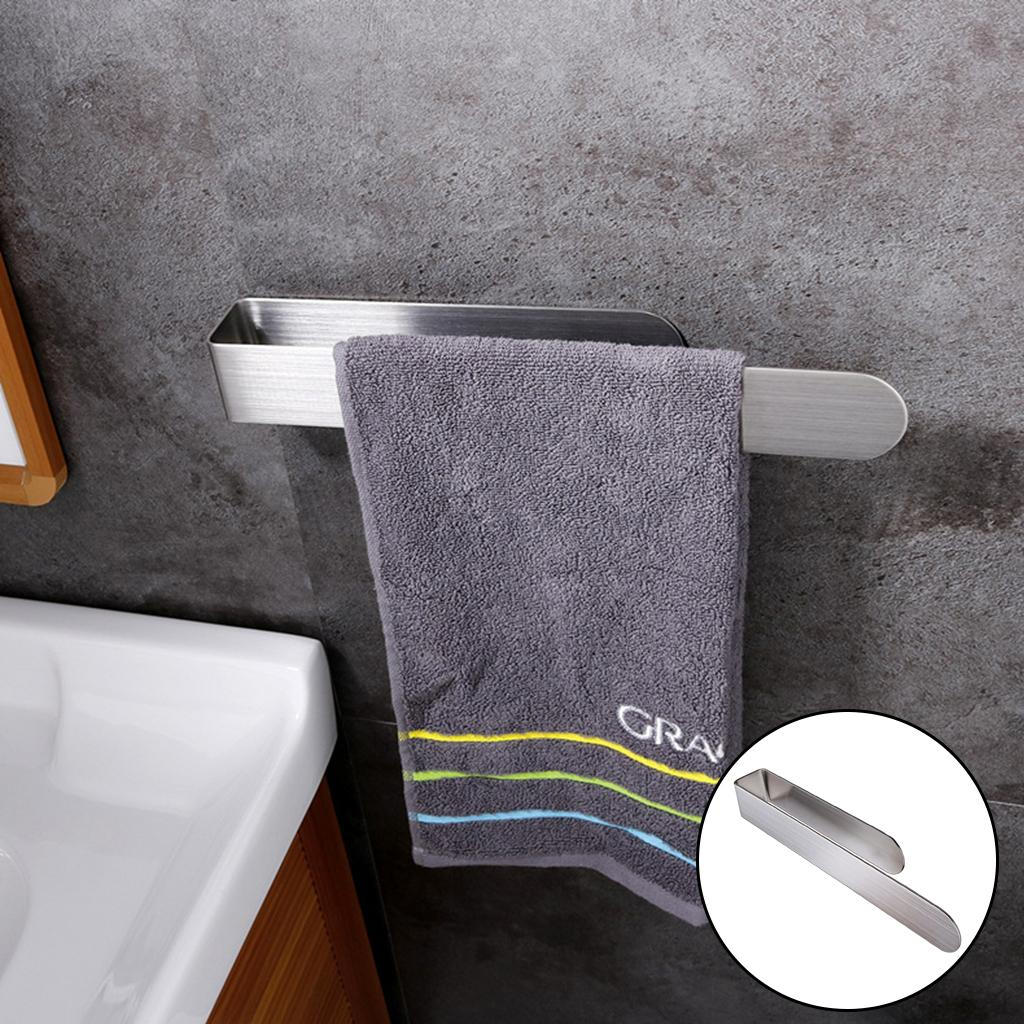 Adhesive Towel Racks Bathroom Non Drilling 32cm
