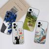 For Honor 400 Pro Lite 5G Case Pretty Flowers Transparent TPU Bumper Protective Cover For Honor400Pro Fundas Honor400Lite Coque