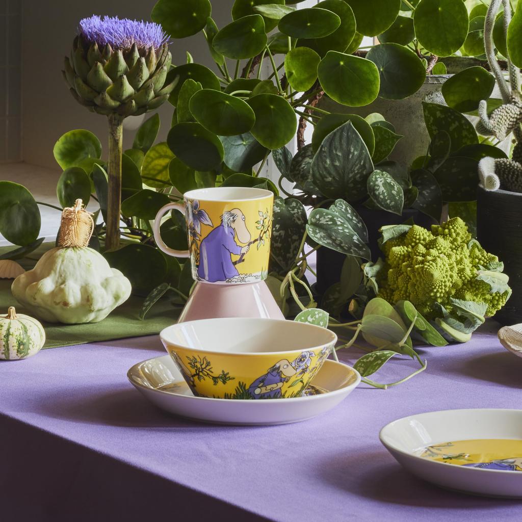 Arabia Moomin by ARABIA Classic Hemulen Moomin Product Number 1066914 [Officially Imported] Mug, 0.3L, Yellow, Tableware,
