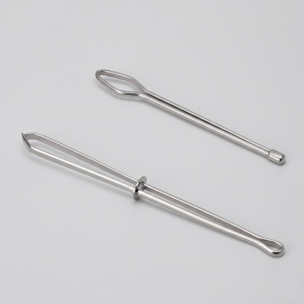 

2 Pieces Elastic Cord Clip Self-locking Tweezers for Sewing Accessories Thread Craft DIY Tools