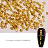 200Pcs/Set Nail Rivet Glitter 3D Effect Non-Fading Metal Rivet Art Decoration Street Punk Charm for Manicure