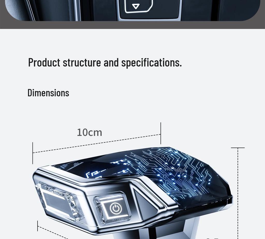 Lynk & Co Yacht Style Gear Shift Knob for 01/02/03/05/09 Models - Interior Car Modification