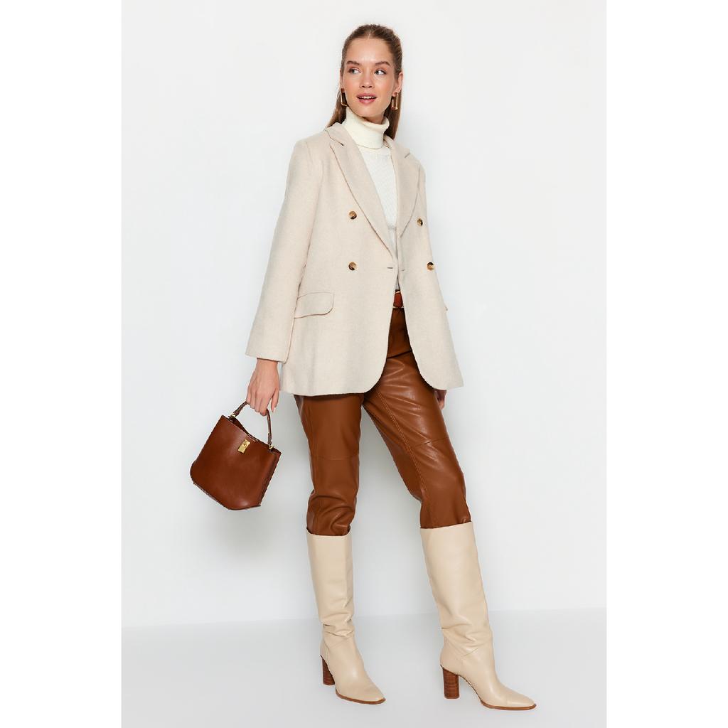 Jachetă de ștampilă țesută cu piatră Tctaw24ck00020