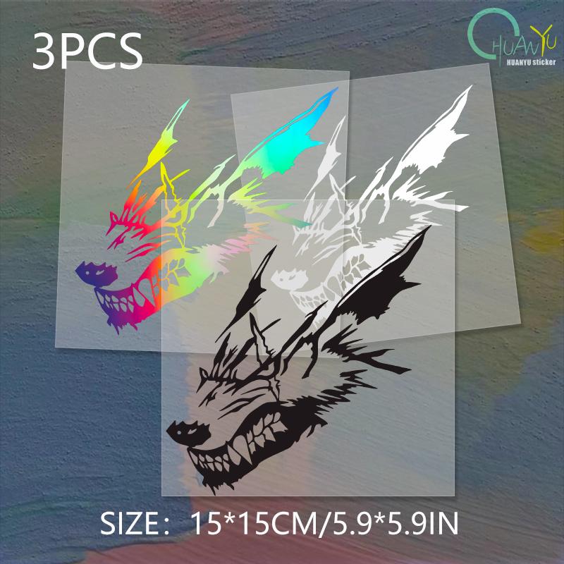Personalized Art Wolf Creative Electric Car Modification Car Decoration Stickers
