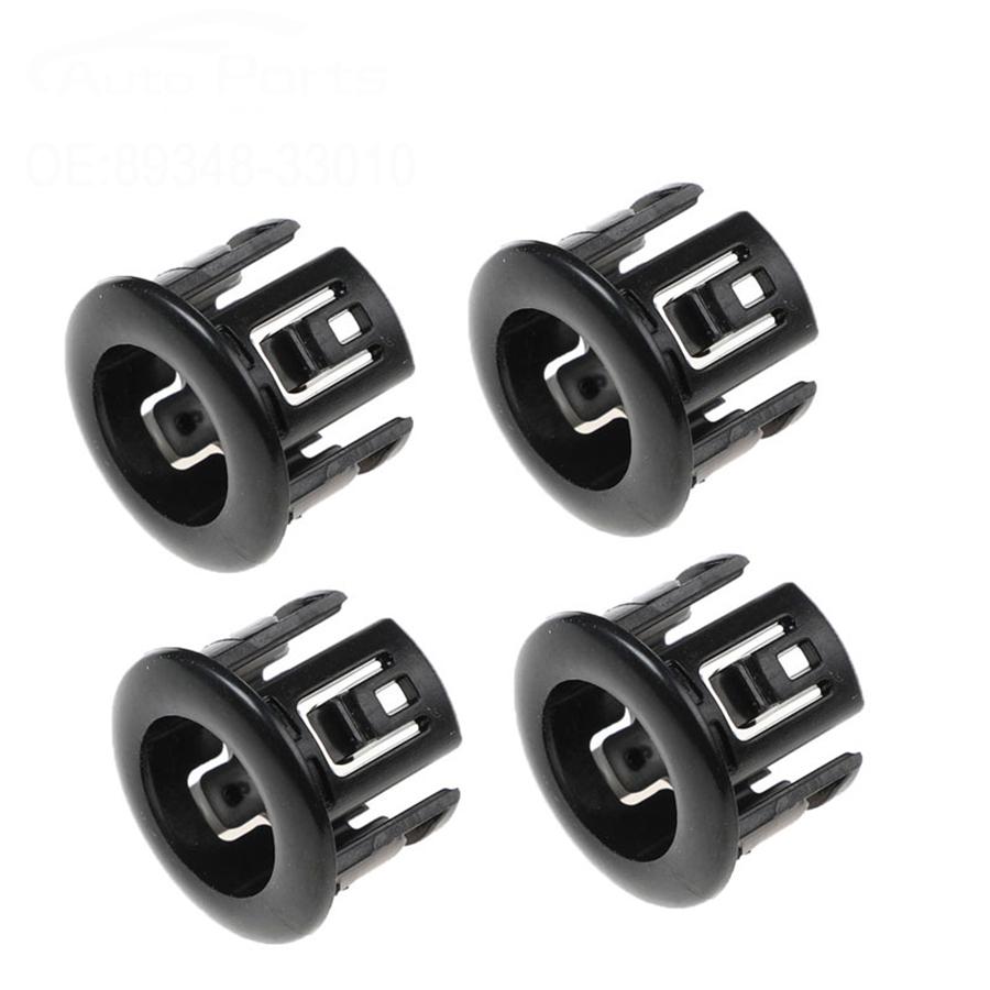 4pcs Black For Lexus ES350 HS250h #89348-33010 Parking Sensor Retainer Brackets