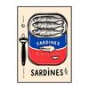 Sardinenbüchse Poster Modern Klassisch Druck Ausstellung Surrealismus Leinwandbild Wandkunst Bild für Zimmer Zuhause Küche Dekorat