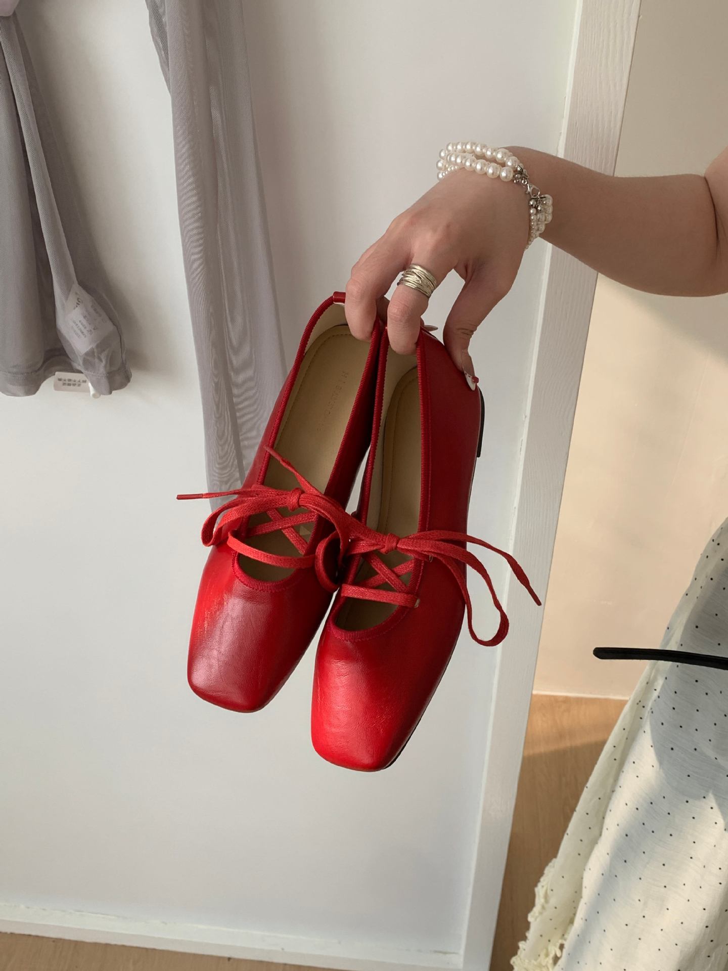 Women s Square Toe Flat French Style Elegant Pumps - Fashionable Footwear 35