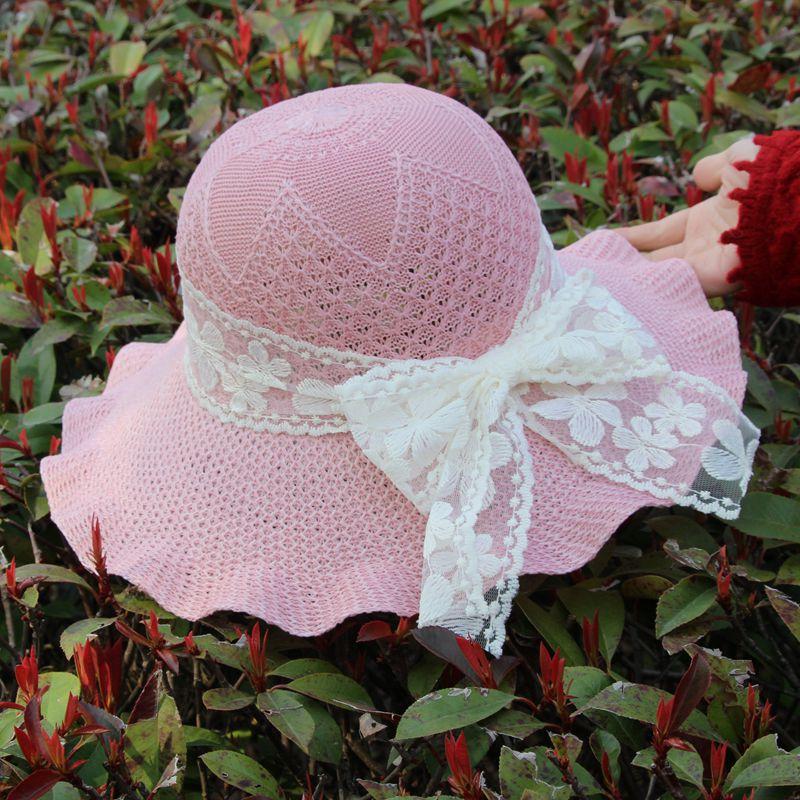 Hat Women's Sunscreen Sun Hat Summer Fashion Versatile Straw Hat Big Brim Outdoor Scenic Spot Sun