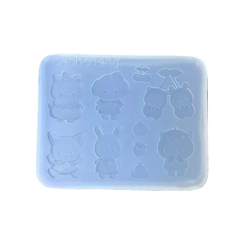 

Artisanal Silicone Rabbits Mould For Resin Craft Soap Making Jewelry Tool Easy Demold Designs 1