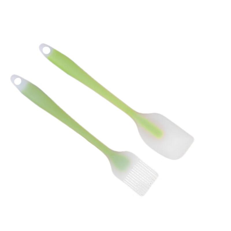 Silicone High-Temperature Oil Brush & Spatula Set