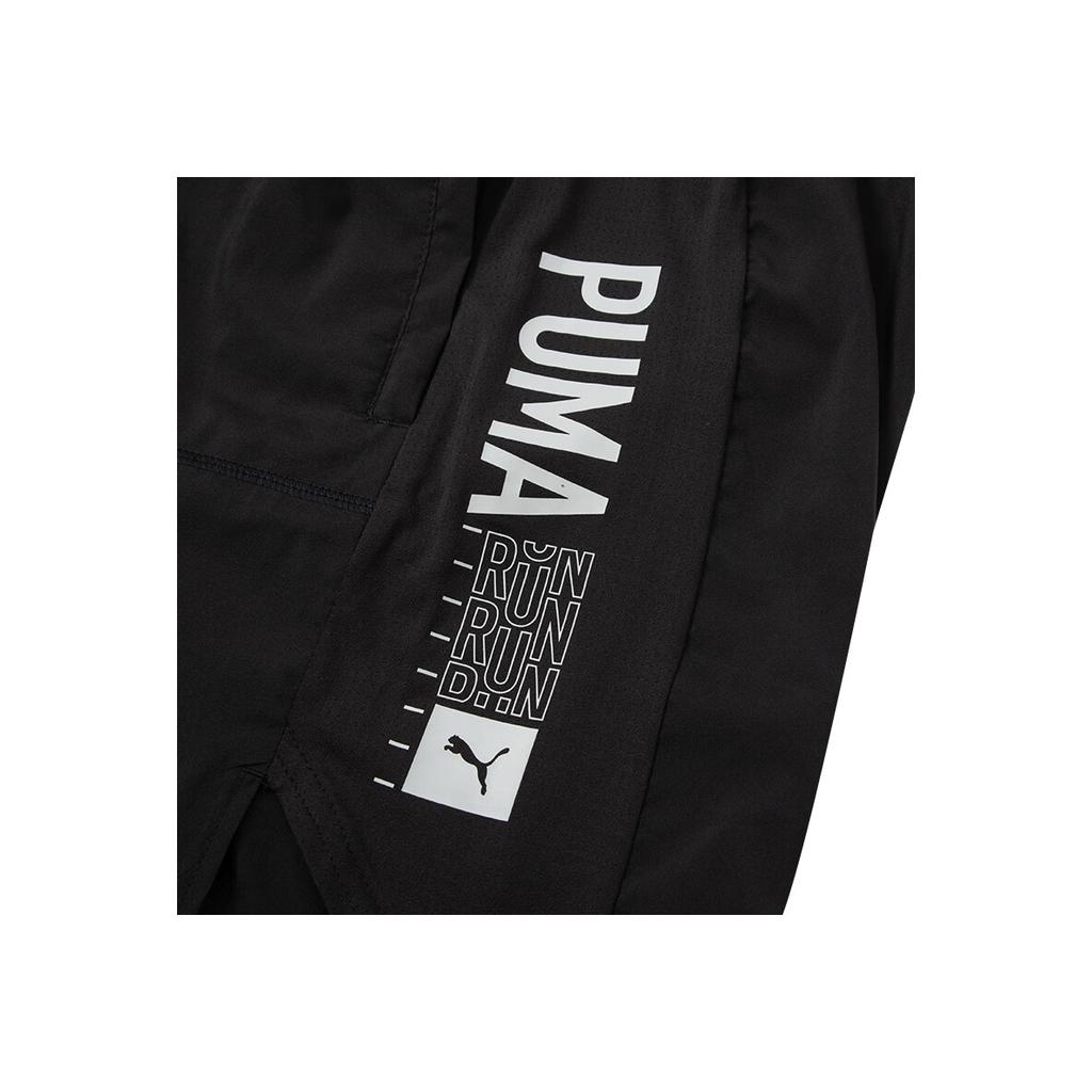PUMA Running Fitness Training Breathable Sports Shorts Men Bottoms Black 522928-01