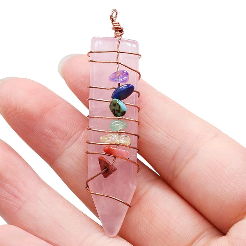 Runyangshi Natural Crystal Healing Energy Stone Single Clear Quartz Chakra Chips Handmade DIY Pendant Crafts Ornament