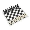 Plastic 32 Medieval Chess Pieces Set International Standard Chess Game Set with Chessboard