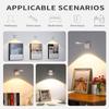 LED Wireless Spotlight Painting Lamp Motion Sensor Battery Operated Art Display Light Cat-Eye Bulb Dimmable Wall Lamp Wall
