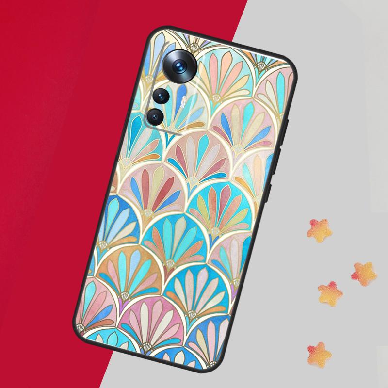 Gedämpfte Marokkanische Mosaikfliesen Für POCO F5 X3 X5 Pro F3 F4 M5s X4 GT Hülle Für Xiaomi 13 14 Pro 11T 12T 13T Pro 12 Lite 12X