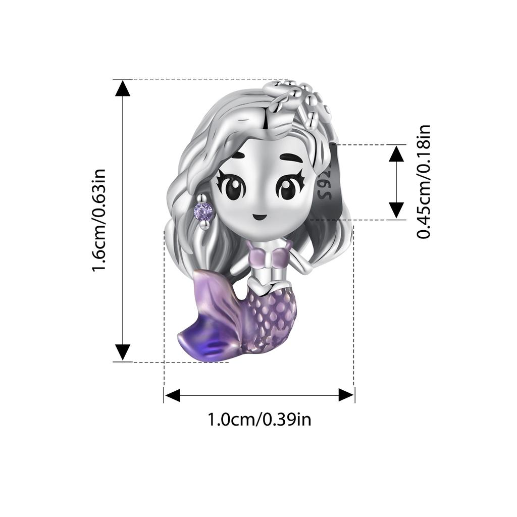 BISAER 925 Silver Dreamlike Fairytale Princess Charm Pumpkin Carriage Bead Fit Women Girl DIY Bracelet Fine Jewelry
