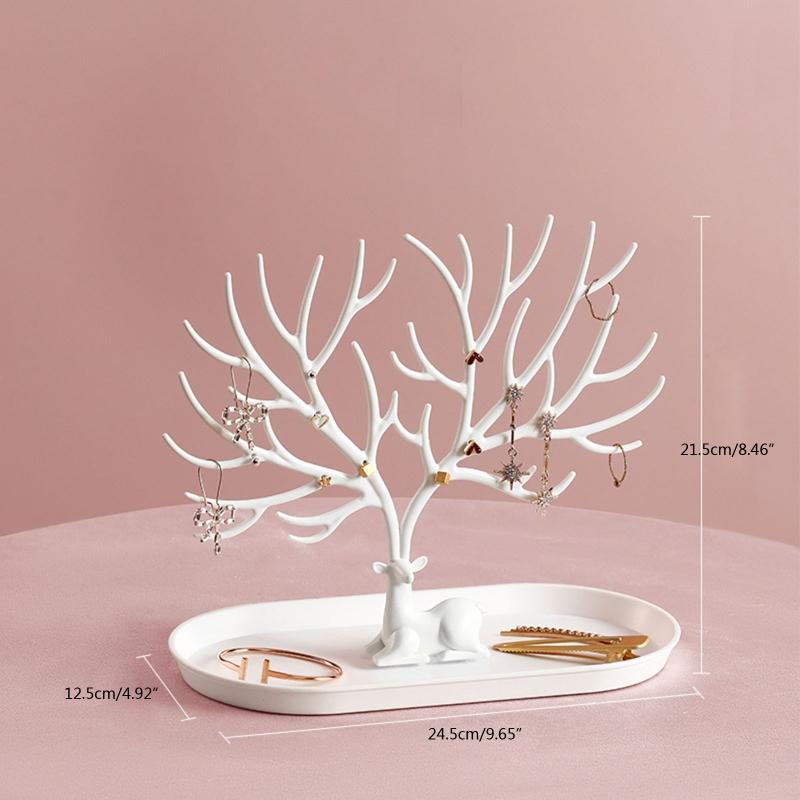 Antlers Jewelry Display Stands Tree Shape Jewelry Storage Frame Earrings Necklaces Bracelets Shopwindow Rack