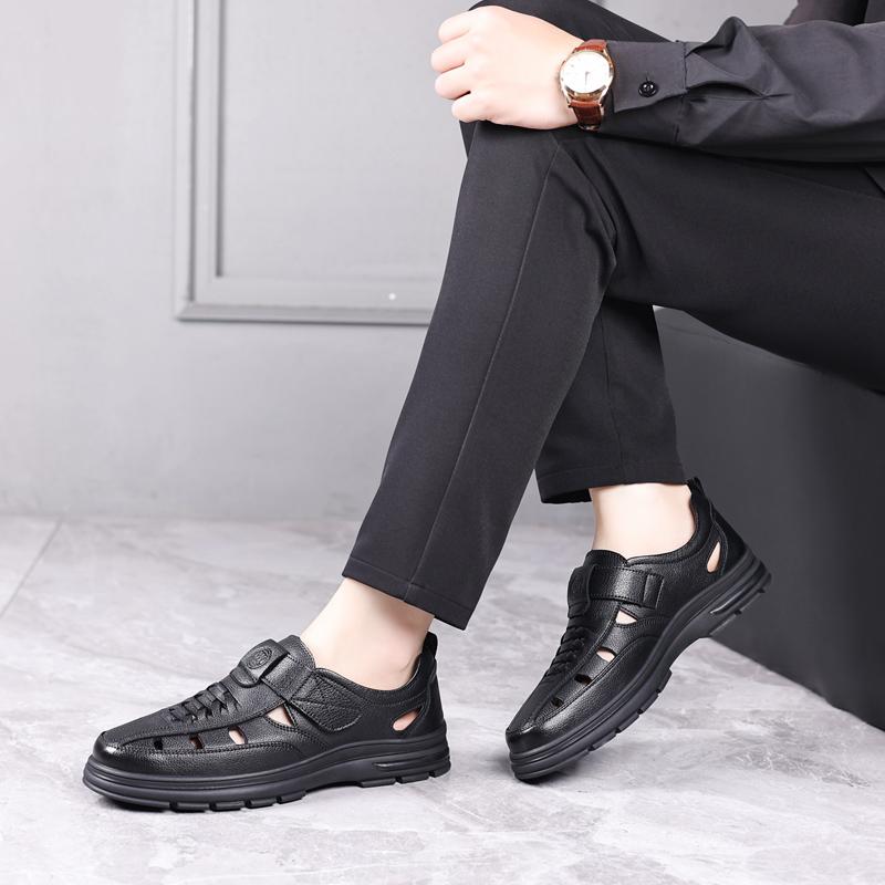 Fashion Summer New Breathable High Quality Men's Sandals Leisure Luxury Men's  Outdoor Travel Leisure Stroll Men's Shoes Hot Sales