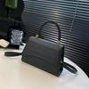 Retro Women Bag Kabelka přes rameno Western Style Korejská verze Krokodýlí vzor Malá čtvercová taška Módní a jednoduchá Crossbody kabelka