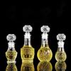 High End Transparent Glass Small Bottle 50/100ml Whiskey Mini Creative Red Bottle