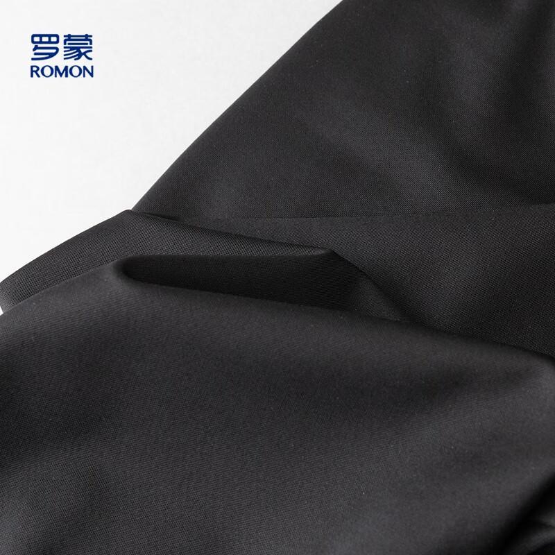 Luomeng Men's Ice Silk Silk Blend Straight-Leg Casual Trousers