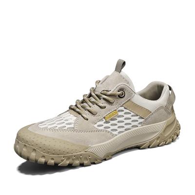 Fashion Summer Hollowed Out Mesh Shoes for Men's Casual Shoes Wear-resistant Soles Outdoor Hiking Shoes Men's Travel Shoes Sports Shoes