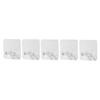 10pc Wall Storage Hook Power Plug Socket Holder Wall Adhesive Hanger Home 