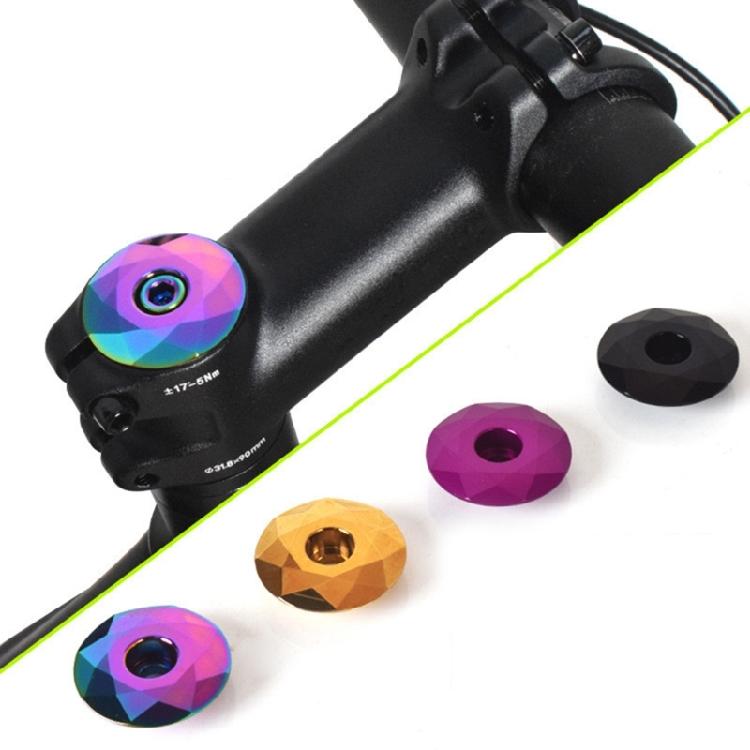 Aluminum Alloys Cycling Headset Cover Bicycles Headset Top Carbon Fiber Cap Bike Stem Top Cover Cycling Accessories