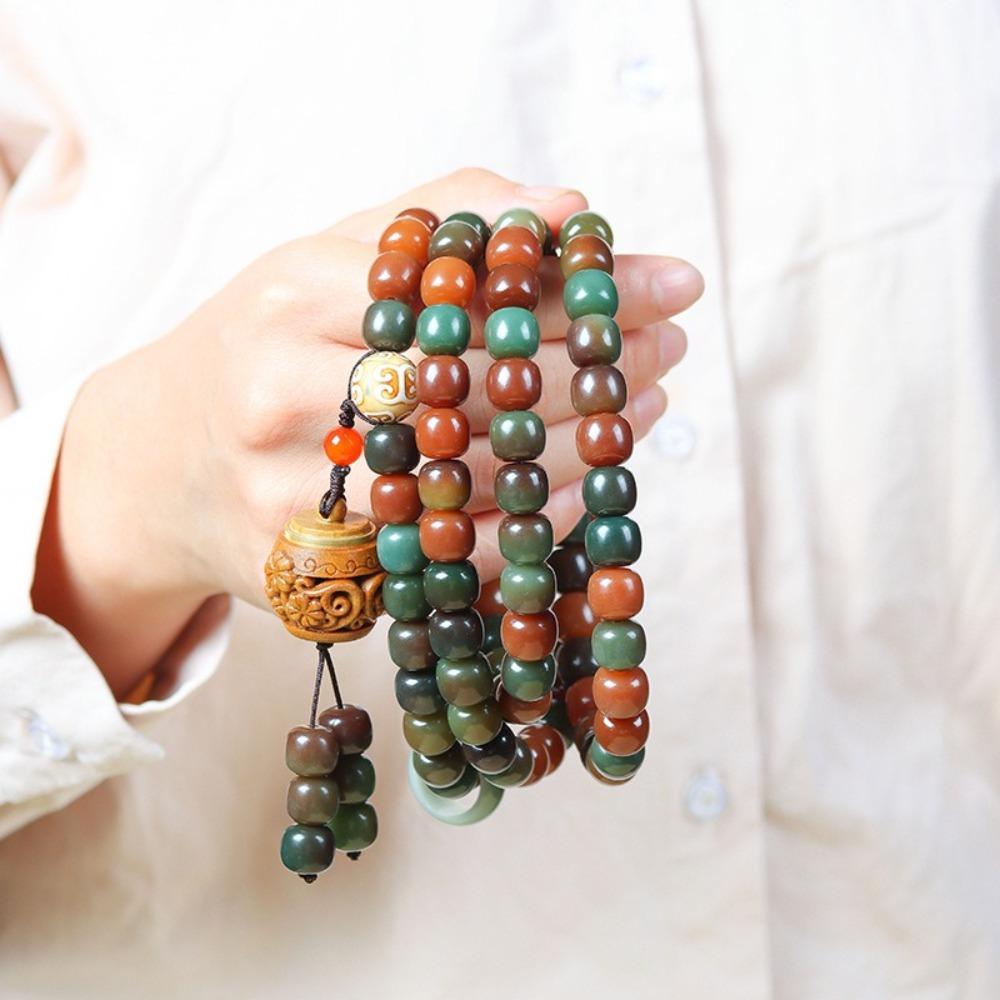 Jewelry Dunhuang Bodhi Bracelet Tassel Prayer Beads Necklace Fashion Rosary Beads Bracelets Unisex