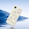 For iPhone 16e Case Happy Penguin Pattern Printing Straight Edge TPU Phone Back Cover
