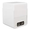 2 in 1 LED Cube Night Light with Clock 3 Color Temperature Dimmable Rechargeable Digital Night