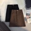 2026 A/W High Waist Corduroy A-Line Skirt: Stylish, Slimming, Hip-Hugging, Short Skirt