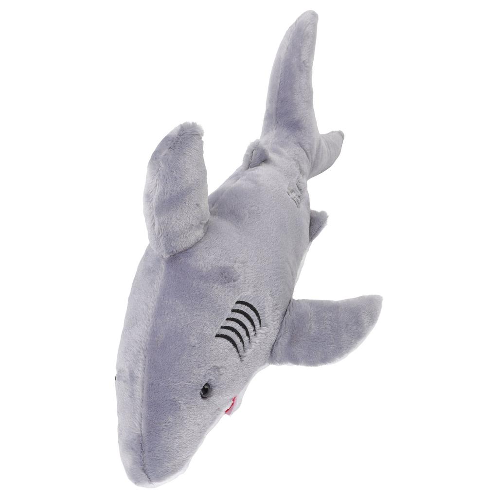 Shark Plush 27.5in Long Lifelike Appearance Vivid Colors Soft Washable Surface Stuffed Shark for