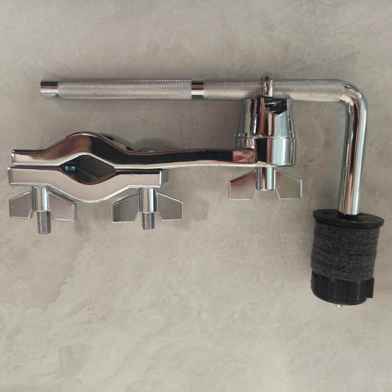 Drum Extension Clamp Drum Support Drum Holder Stand Drum Clamp Extension Clip Cymbal Drum Arm Stand Holder with Felt Pad