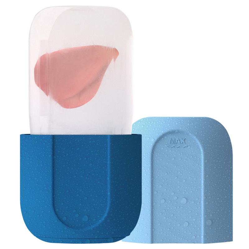 

3pcs Ice Face Roller Facial Skincare Ice Roller Set Facial Roller Gua Sha Face Tool Set Face Massage Roller Lifting Contouring синий