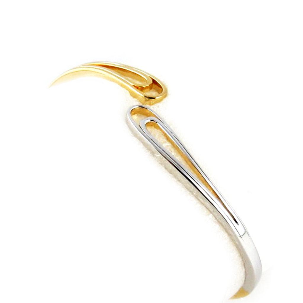 Altesse [L0140] - Dvoubarevný pozlacený náramek 'Câlin'