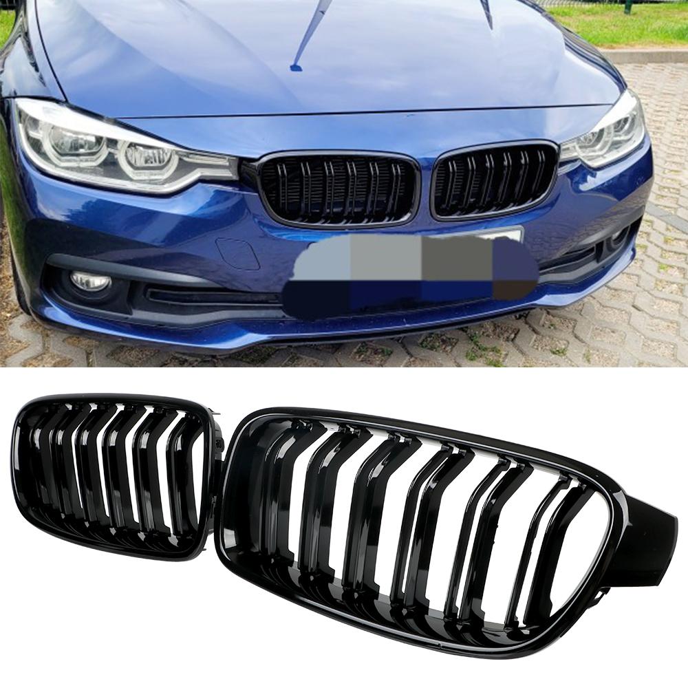 

Решетка для почек, двойная планка, Стайлинг автомобиля, передняя часть, высококачественные автоаксессуары, ABS для BMW 5 серии E60 M5 E612003-2010