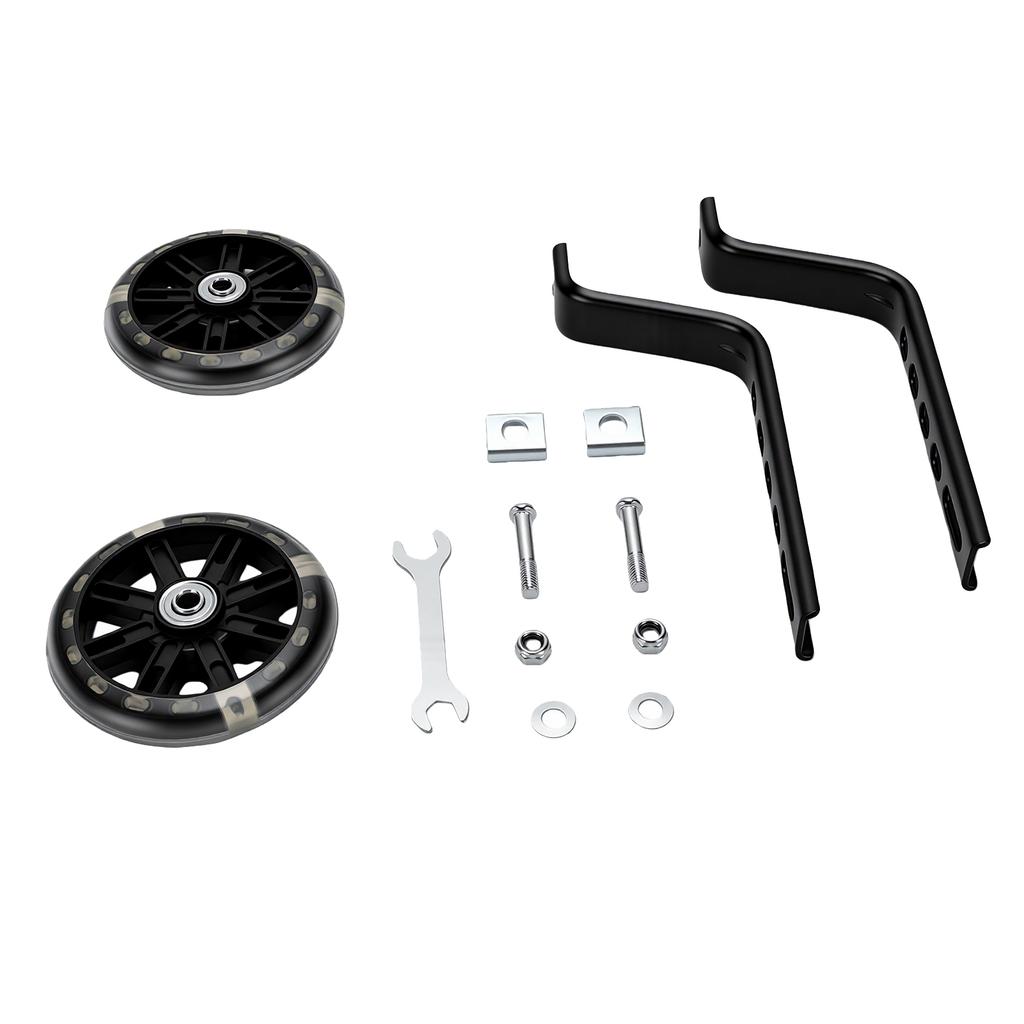 1 Pair Bike Training Wheels Thick Bracket Strong Load Bearing 12 20 Inch Bike Auxiliary Wheels