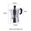 Italian Octagonal Mocha Pot - Aluminum Coffee Maker for European Brewing